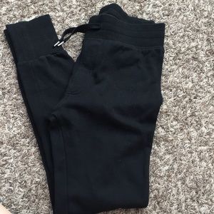 Black joggers. Slim fit